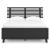 Danziar MDF/Wood Veneer Slat Panel Bed w/Footboard, Full Size
