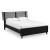Danziar MDF/Wood Veneer Slat Panel Bed w/Footboard, Queen Size