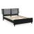 Danziar MDF/Wood Veneer Slat Panel Bed w/Footboard, Queen Size
