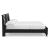 Danziar MDF/Wood Veneer Slat Panel Bed w/Footboard, Queen Size