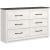 Gerridan Wood/MDF Panel Bedroom Set w/2 Sconce Lights