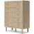 Cielden Fabric Low Profile Bedroom Set