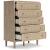 Cielden MDF/Plywood Chest w/5 Drawers