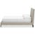 Cielden Fabric Low Profile Bed