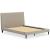 Cielden Fabric Low Profile Bed, Queen Size