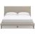 Cielden Fabric Low Profile Bed, California King Size