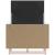 Wistenpine Fabric/MDF Upholstered Panel Storage Kid's Bedroom Set w/2 Drawers