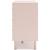 Wistenpine Fabric/MDF Upholstered Panel Storage Kid's Bedroom Set w/2 Drawers