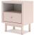 Wistenpine Fabric/MDF Upholstered Panel Storage Kid's Bedroom Set w/2 Drawers