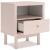 Wistenpine Fabric/MDF Upholstered Panel Storage Kid's Bedroom Set w/2 Drawers