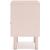 Wistenpine Fabric/MDF Upholstered Panel Storage Kid's Bedroom Set w/4 Drawers