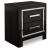 Ashley SM Kaydell PU/Wood Panel Bedroom Set w/LED Lighting, Queen Size