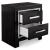 Ashley SM Kaydell PU/Wood Panel Bedroom Set w/LED Lighting, Queen Size