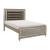 Loudon Leatherette/Mirrored/Wood Platform Bed with LED Lighting