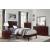 Seabright Leatherette/Wood Platform Bed, Twin Size