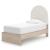 Arloster Fabric/MDF Upholstered Panel Kid's Bedroom Set