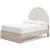 Arloster Fabric/MDF Upholstered Panel Storage Kid's Bedroom Set w/2 Drawers