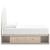 Arloster Fabric/MDF Upholstered Panel Storage Kid's Bedroom Set w/2 Drawers