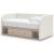 Arloster Fabric/MDF Upholstered Kid's Daybed w/2 Drawers, Full Size