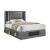 SM Nocturne Platform Storage Bed w/LED Light