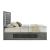 SM Nocturne Platform Storage Bed w/LED Light