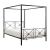 Rapa Canopy Metal Bed, Queen Size
