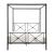 Rapa Canopy Metal Bed, Queen Size