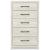 Cambeck MDF/Wood Veneer Chest w/5 Drawers