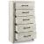 Cambeck MDF/Wood Veneer Chest w/5 Drawers
