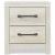Cambeck MDF/Wood Veneer Nightstand w/2 Drawers