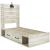 Cambeck MDF/Wood Veneer Panel Bed w/2 Storage Drawers