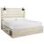 Cambeck MDF/Wood Veneer Panel Bed w/2 Storage Drawers, King Size