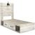 Cambeck MDF/Wood Veneer Panel Bed w/4 Drawers