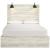 Cambeck MDF/Wood Veneer Panel Bed w/4 Drawers, Queen Size