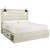 Cambeck MDF/Wood Veneer Panel Bed w/4 Drawers, King Size