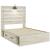 Cambeck MDF/Wood Veneer Panel Bed w/4 Storage Drawers, Full Size