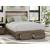 Elbrim MDF Panel Platform Storage Bedroom Set