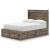 Elbrim MDF Panel Storage Bed w/6 Drawers
