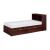Rowe Wood/Wood Veneer Bookcase Bed, Twin Size