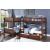 Rowe Wood/Wood Veneer Corner Bunk Bed w/ Storage Boxes