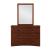 Rowe Wood/Wood Veneer Mirror