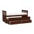 Rowe Wood/Wood Veneer Storage Trundle Bed, Twin/Twin Size