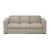 Copenhagen Fabric/Leather 3-Seater Sofa