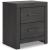 Hollivern MDF Nightstand w/2 Drawers