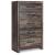 Ashley SM Drystan Wood Chest w/5 Drawers