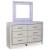 Zyniden Upholstered Panel Bedroom Set w/LED Light