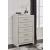 Zyniden Upholstered Panel Bedroom Set w/LED Light