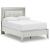 Zyniden Upholstered Panel Bed w/LED Light, Full Size