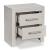 Zyniden Wood/PU Nightstand w/2 Drawers