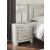 Zyniden Wood/PU Nightstand w/2 Drawers